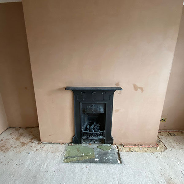 Fireplace and chimney plastering in Orpington